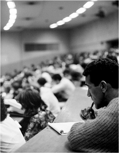 Charles Perkins studying at University of Sydney in 1963
