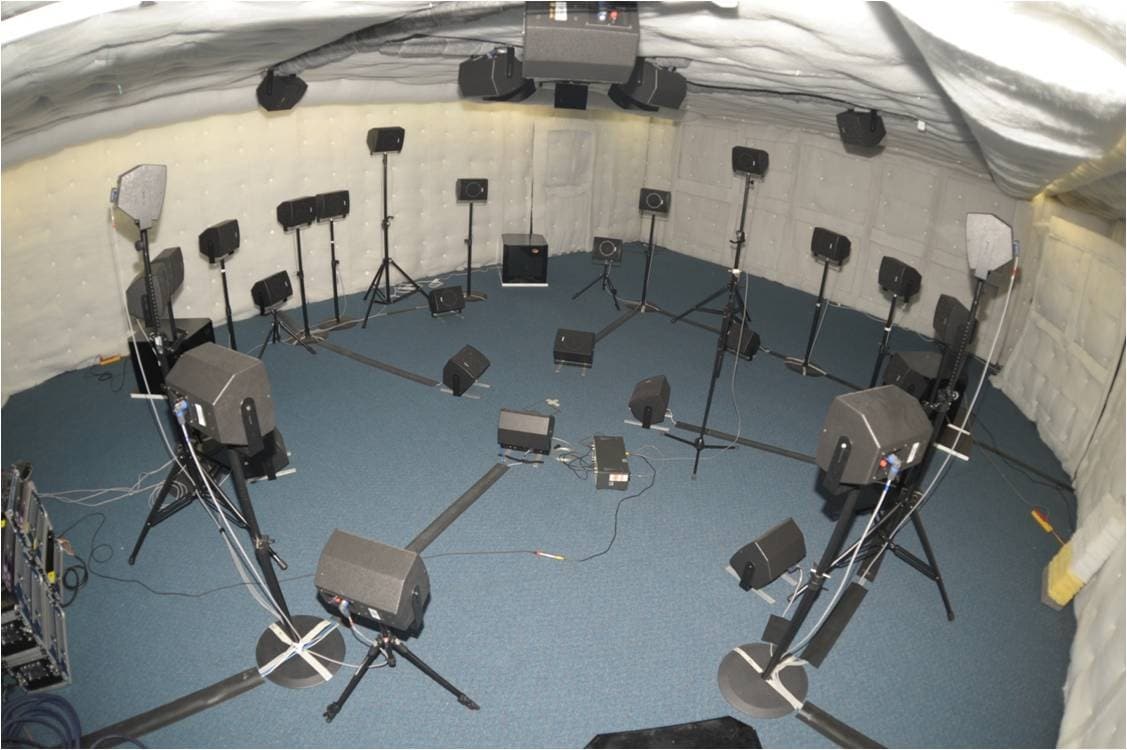 Audio lab in the faculty of engineering