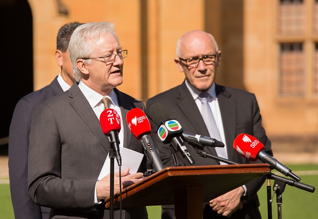 Acting Vice Chancellor, Professor Stephen Garton, said the partnership continues a long tradition of university leadership in community languages education. Image: Bill Green/University of Sydney