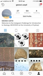 GEOS Instagram home page