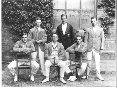 Norman Gregg in the University of SydneyTennis Team 1914.jpg, Copyright University of Sydney