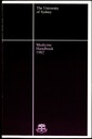 Faculty of Medicine Handbook 1982