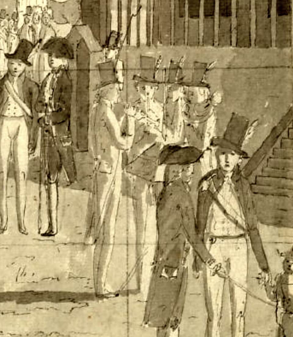Detail, the Band of the New South Wales Corps, Sydney, March 1793