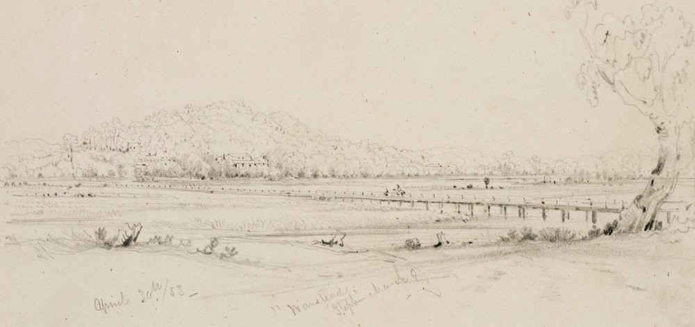 Conrad Martens, Wanstead, residence of Stephen Marsh, 30 April 1853