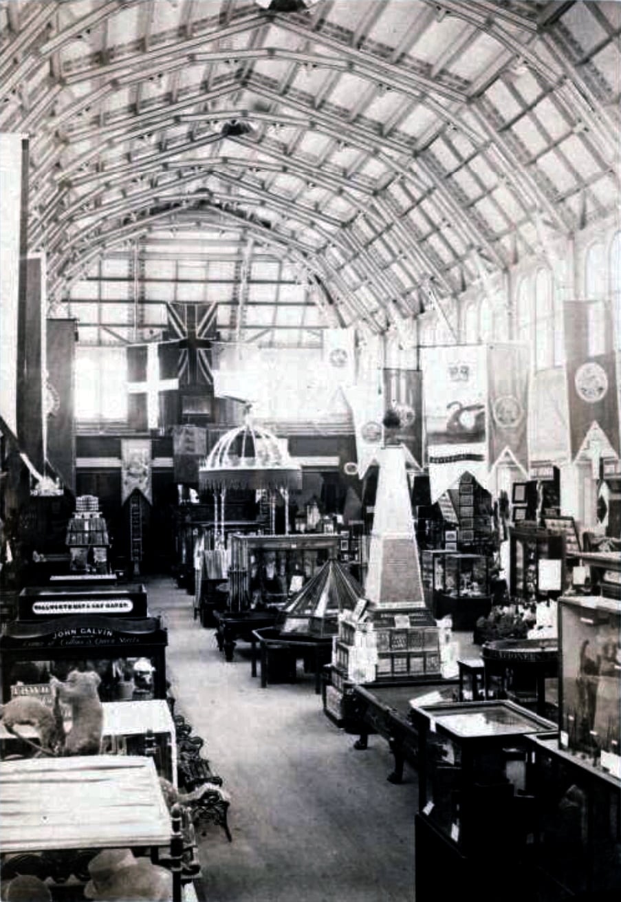 Great Hall, Intercolonial Exhibition, Melbourne, 1866-67; National Library of Australia