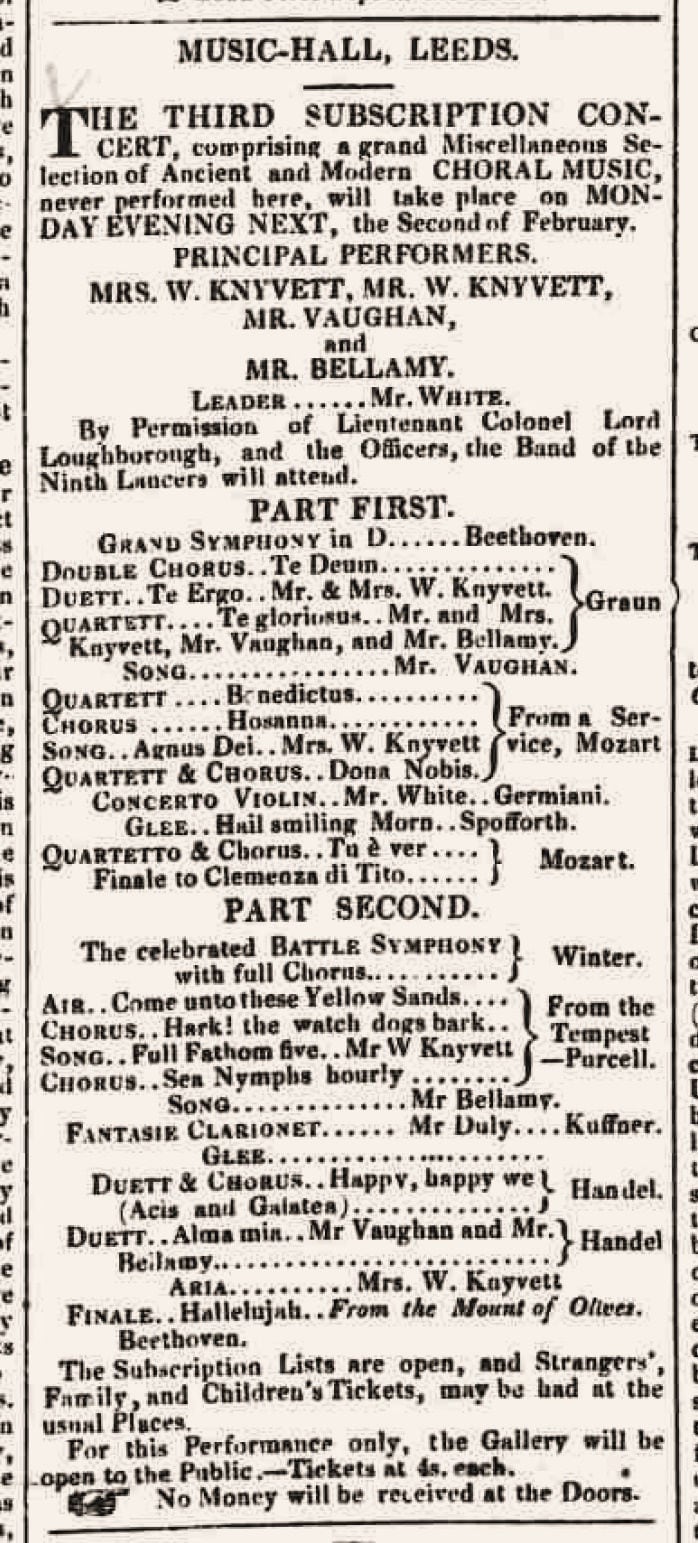 [Advertisement], Leeds Patriot (31 January 1829), 2