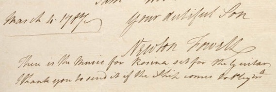Newton Fowell, 4 March 1787 (SL-NSW) 