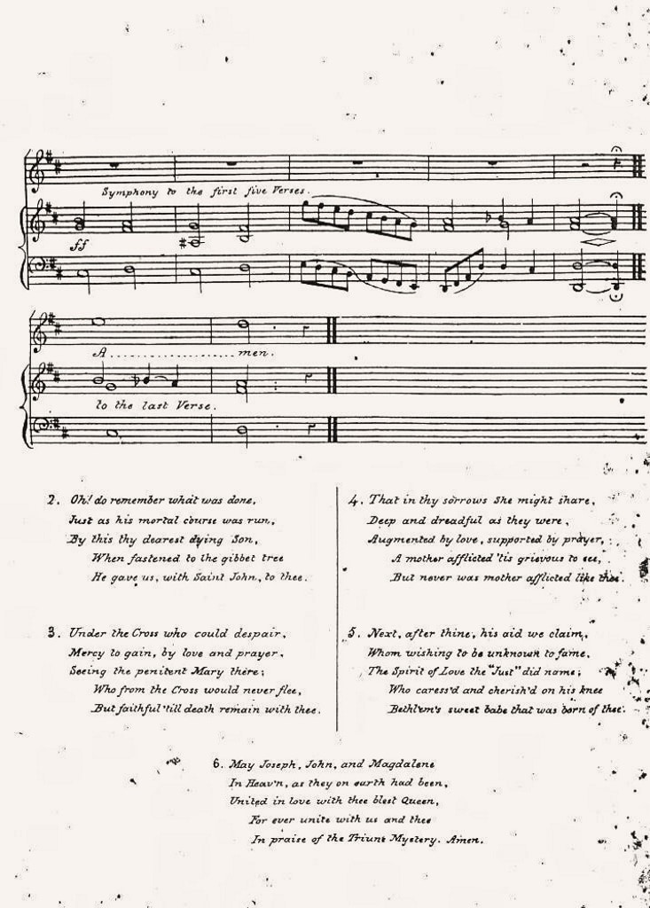 Josephian hymn, Gautrot (Hobart: Bluett, 1844), 4