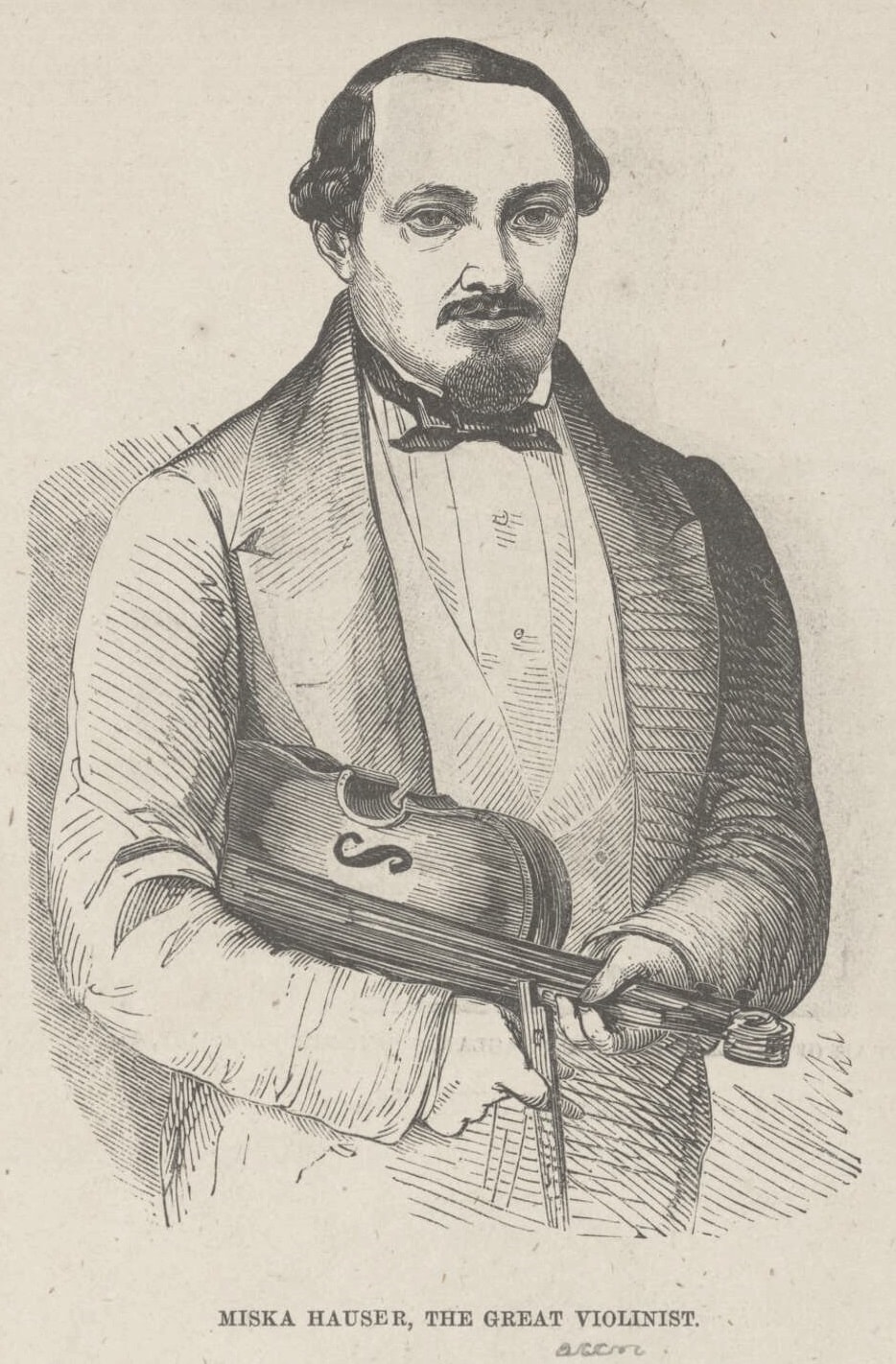 Miska Hauser, Sydney, 1854