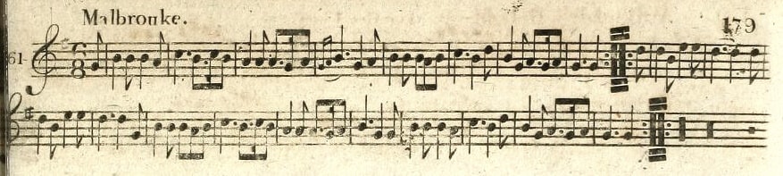 Malbrouke (Aird's selection, vol. 3, 179)