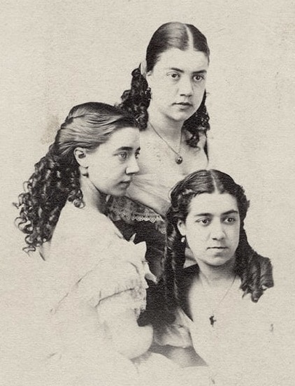 Jennie, Sophie, and Irene Worrell (University of Nevada, Reno, Library)