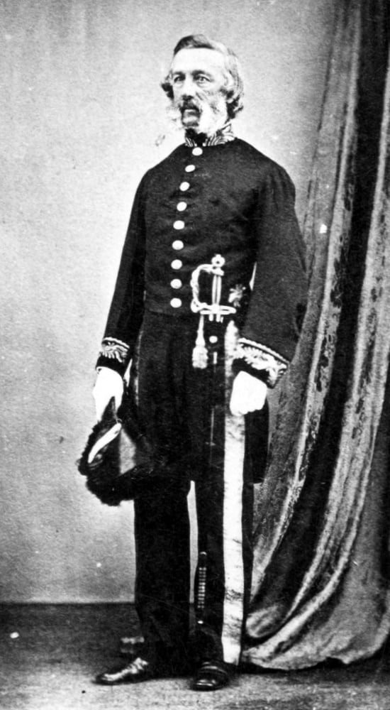 William Wyatt, in volunteer force uniform (State Library of South Australia)
