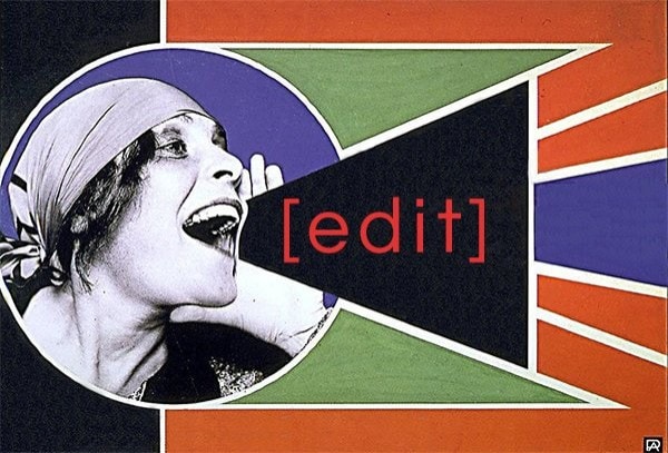 A woman calling 'edit'