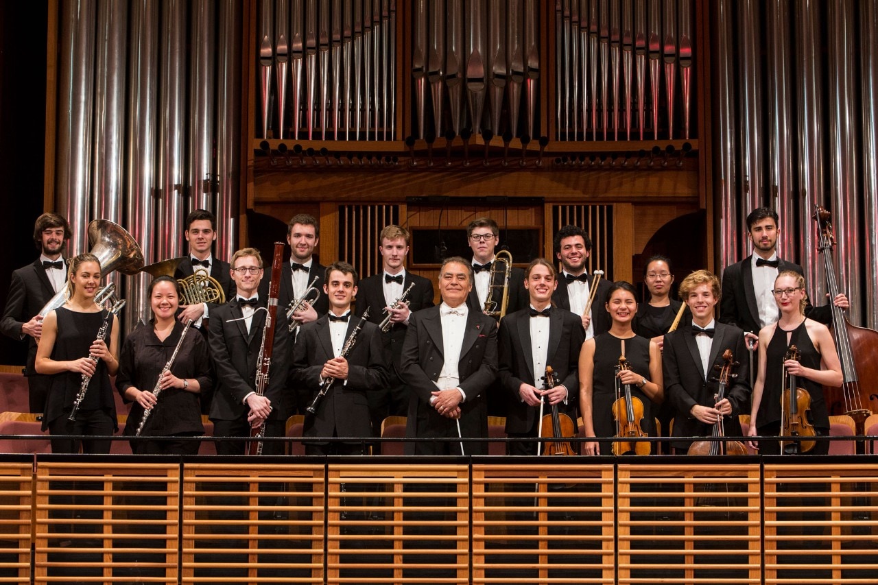 Orchestra at premiere