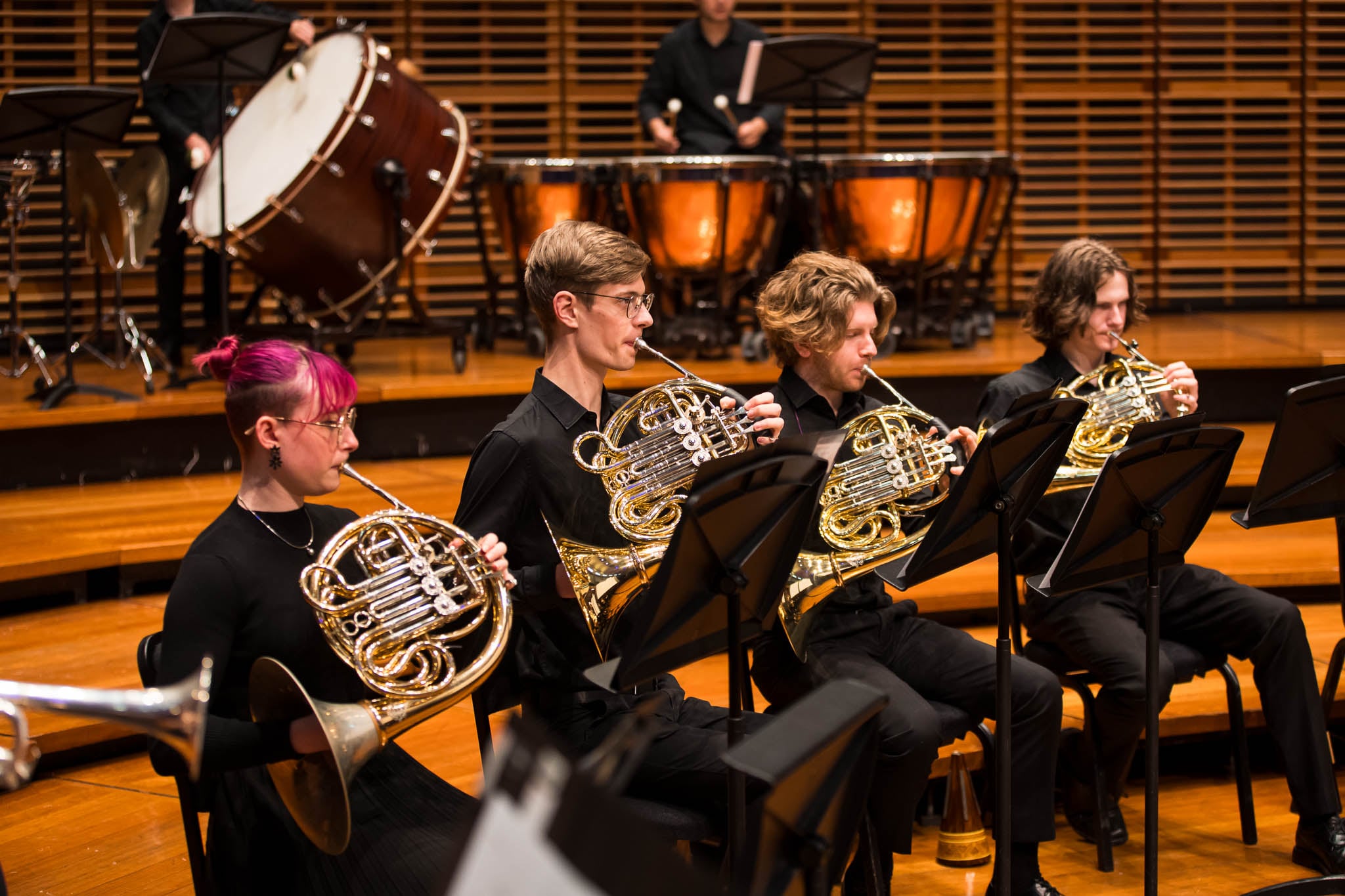 Sydney Conservatorium Brass Ensemble, Friday 4th August 2023. Picture: Anna Warr