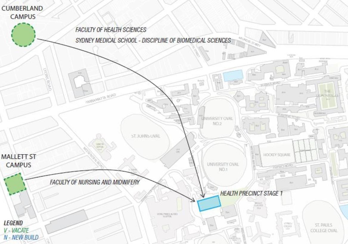 Health Precinct Stage 1 Building – Decanting and Relocation Plan