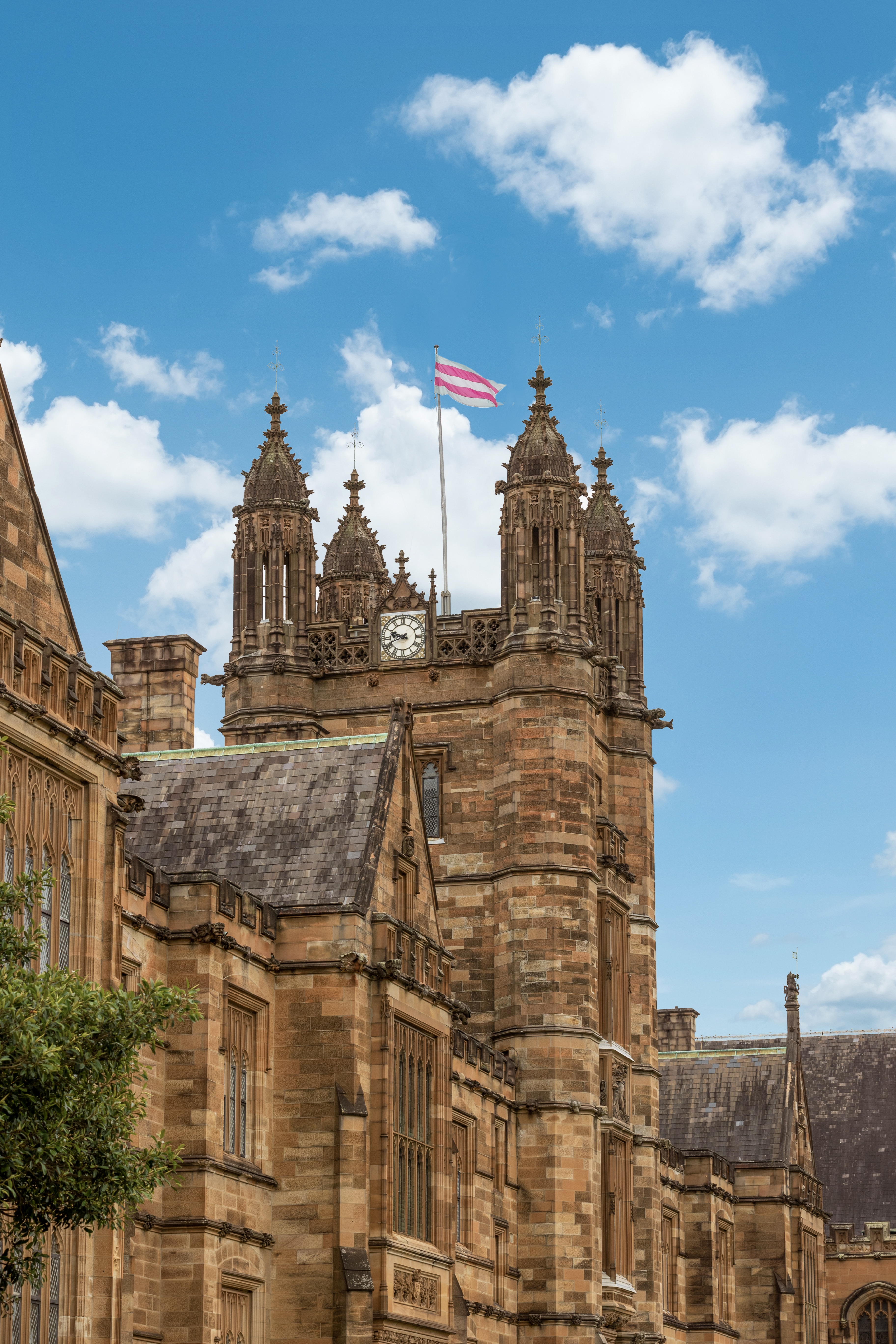 The University Quad in daylight