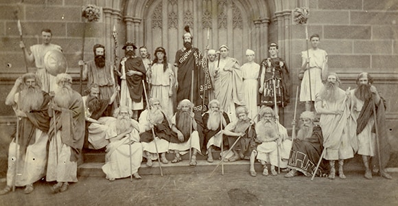  Agamemnon cast, University of Sydney, 1886