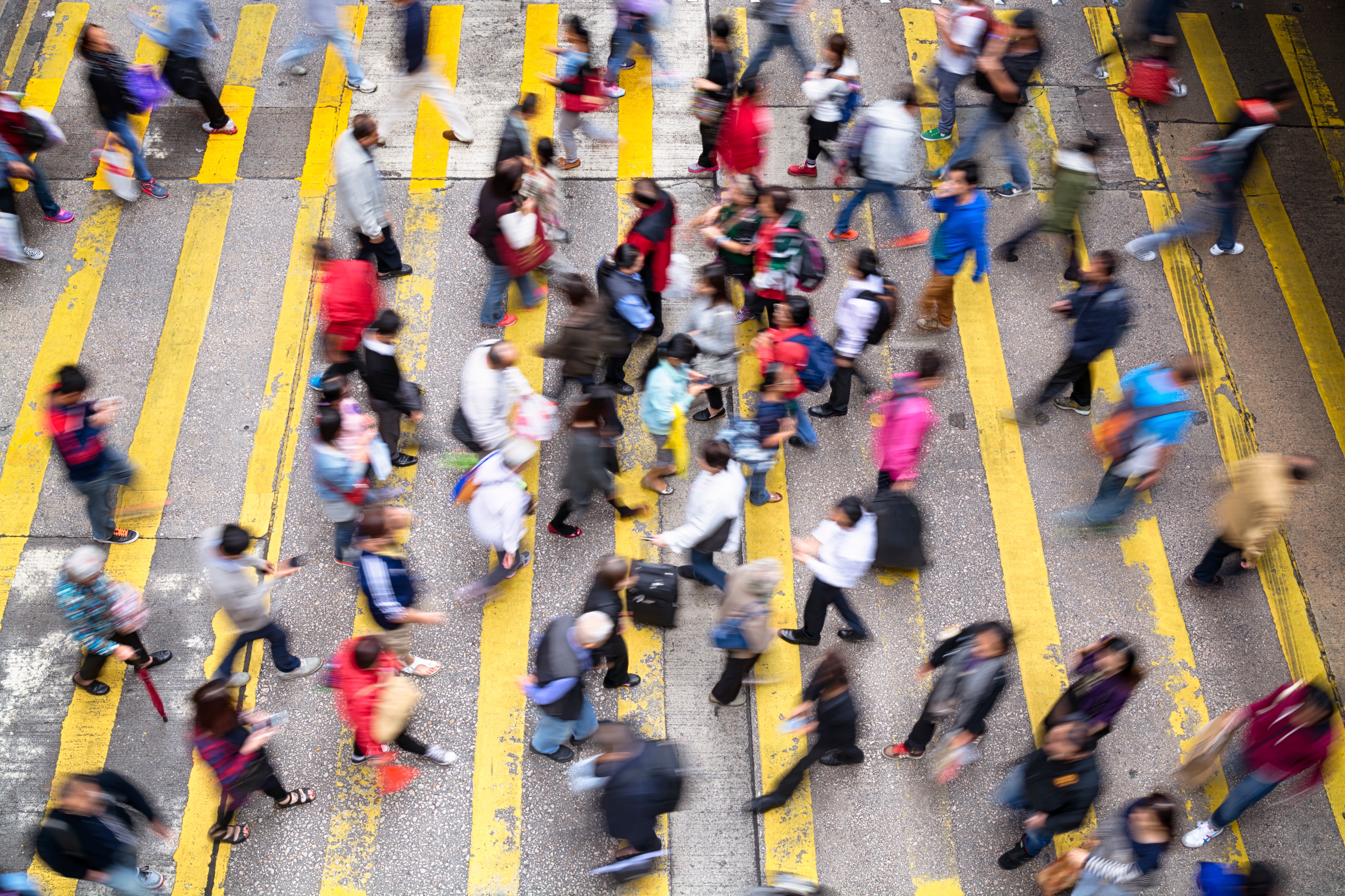 People walking