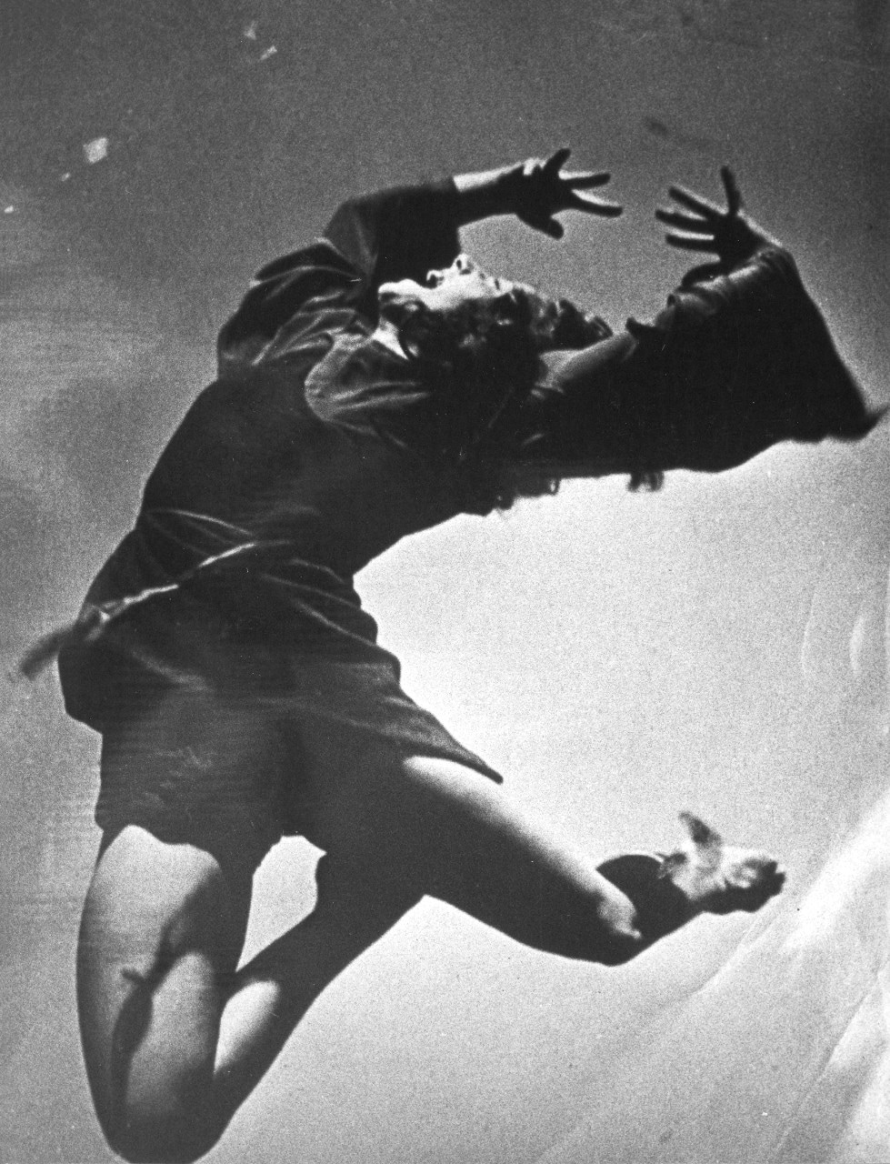 Dancer Shona Dunlop as Cain for the Bodenwieser Ballet’s production of Cain and Abel, produced and performed in the Verbrugghen Hall of the Sydney Conservatorium of Music in 1940.