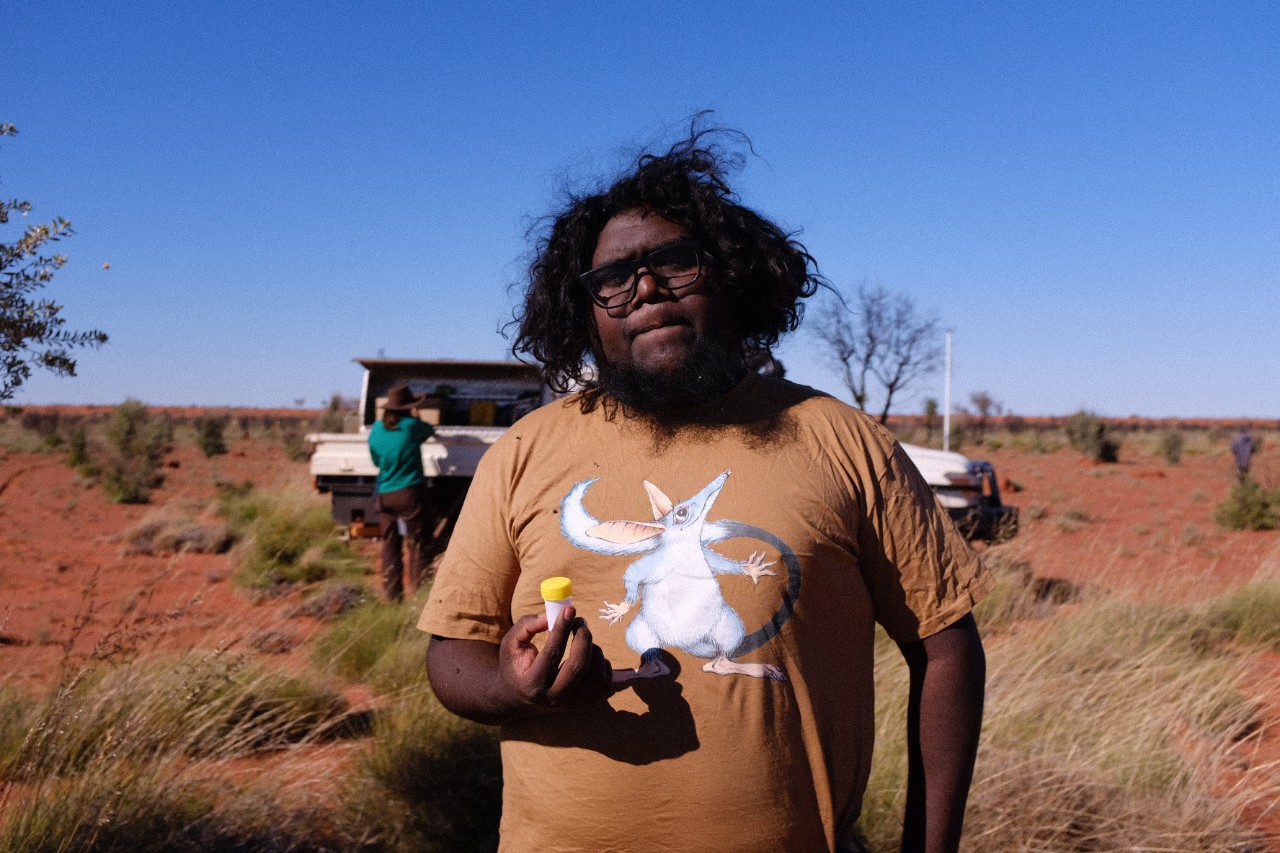 Ranger Scott West, Kiwirrkurra Indigenous Protected Area in Western Australia.