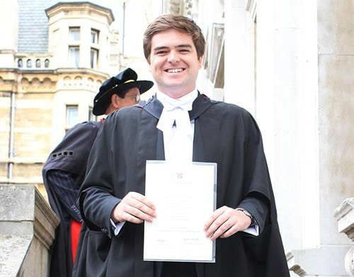 Tim Matthews, Cambridge graduate