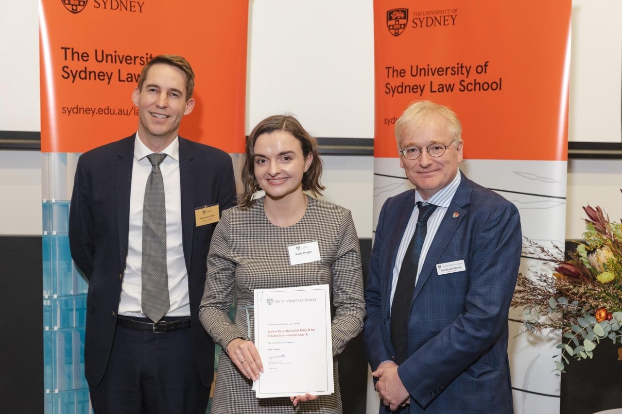 Aoife Hogan with during the Law School Awards Evening