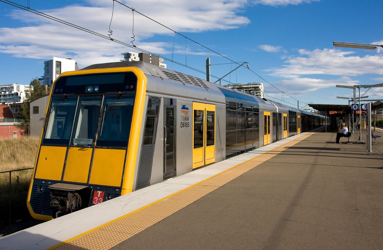 NSW train at station