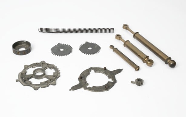 Components of Babbage’s calculating machine