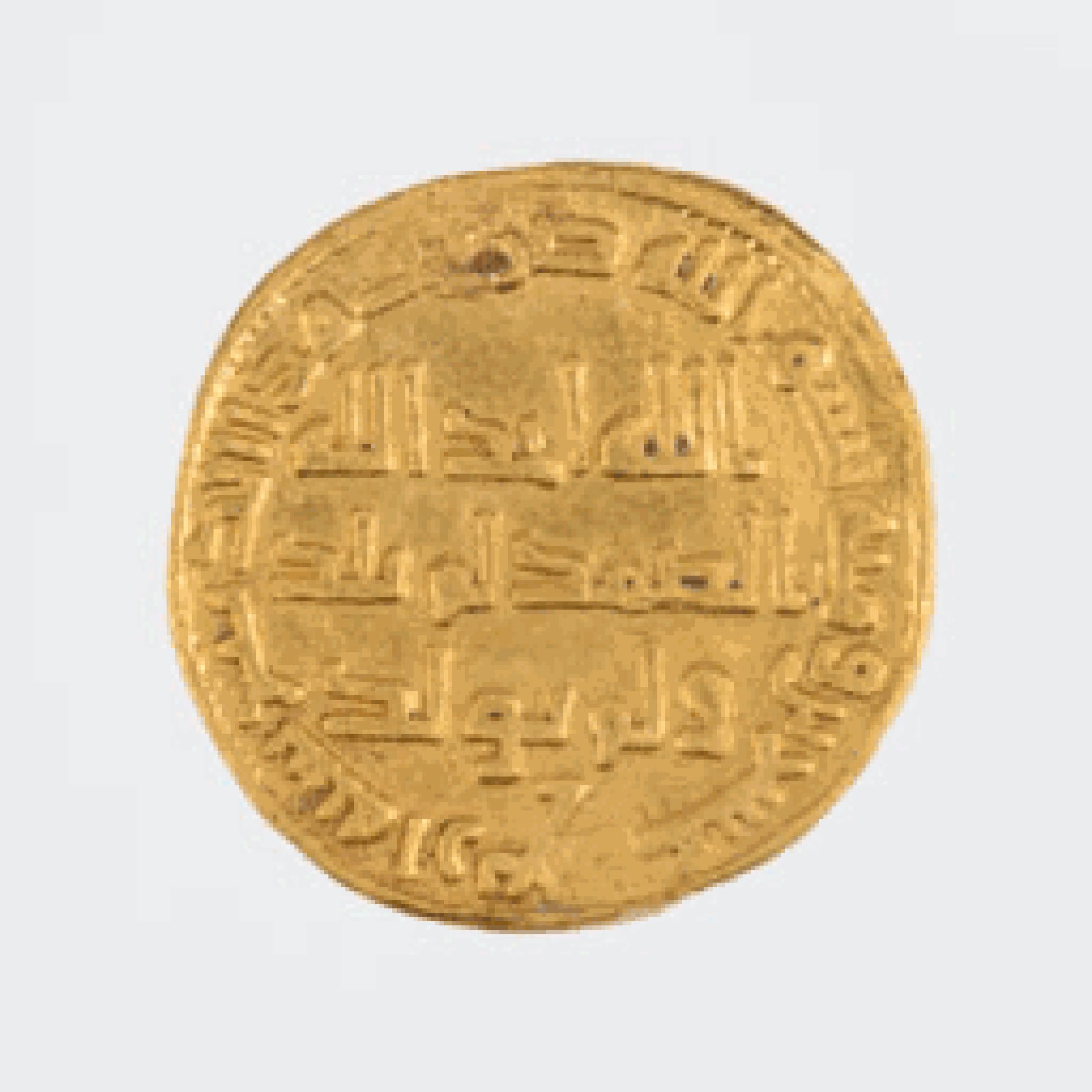Gold dinar coin
