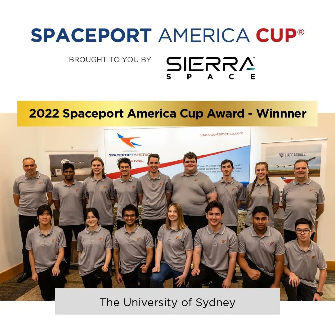 Rocketry team regrows sky wings with triple win at Spaceport America