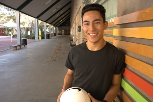 Image from 'Sydney researcher is developing next generation of Soccer strikers'