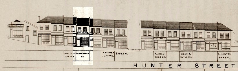 Kern and Mader, Stationers, No. 4, Adelaide place, Hunter Street