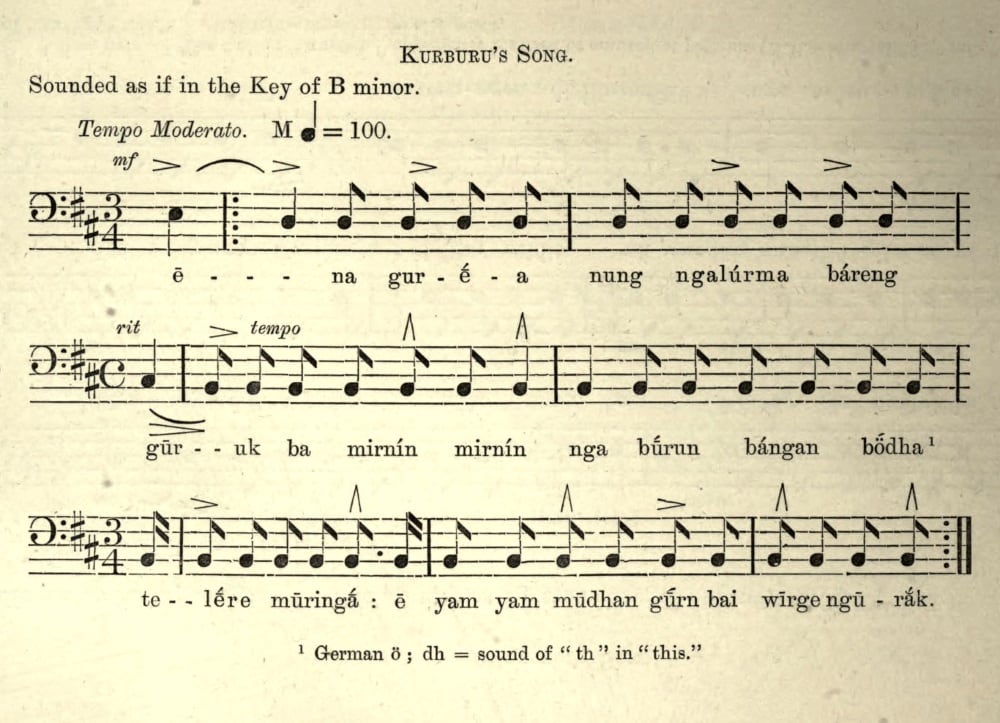 25.1 Kurburu's song (Torrance 1887, 337)