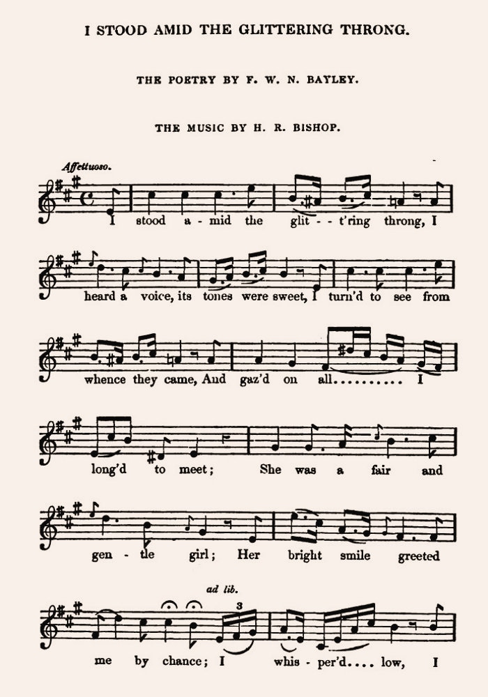 I stood amid the glitt'ring throng (The musical gem, 1845, 22)