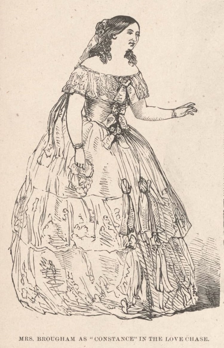 Emma Brougham, Sydney, NSW 1856; by Walter G. Mason