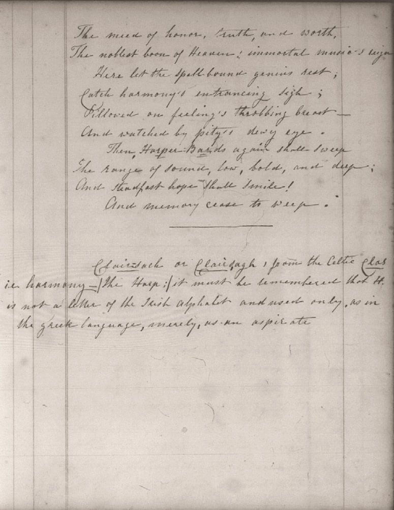 Eliza Hamilton Dublop, verses, Belfast 1818 (for Patrick Carolan), The vase, 77