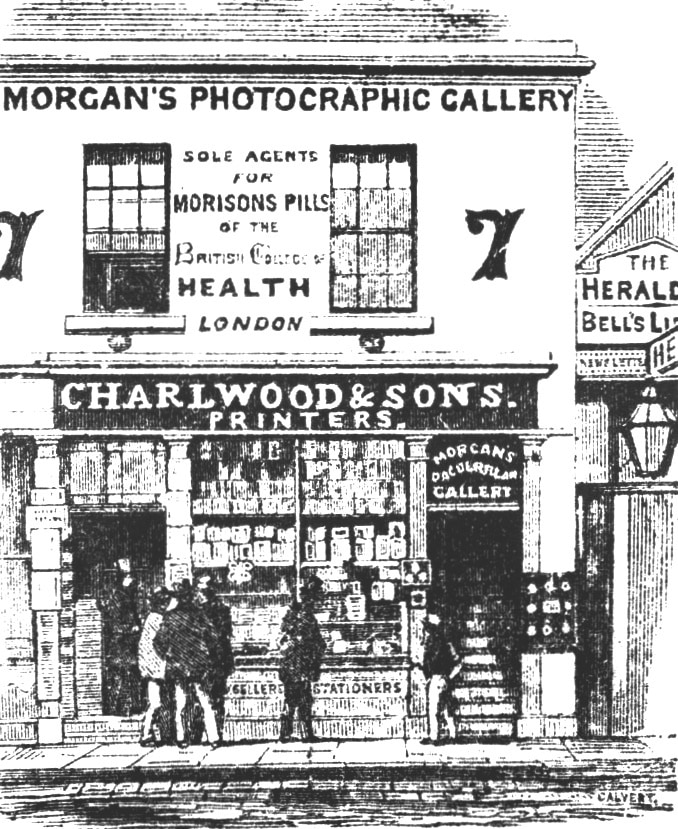 Charlwood and Sons [sic], Bourke-street east; lithograph by Calvert [c. 1855]
