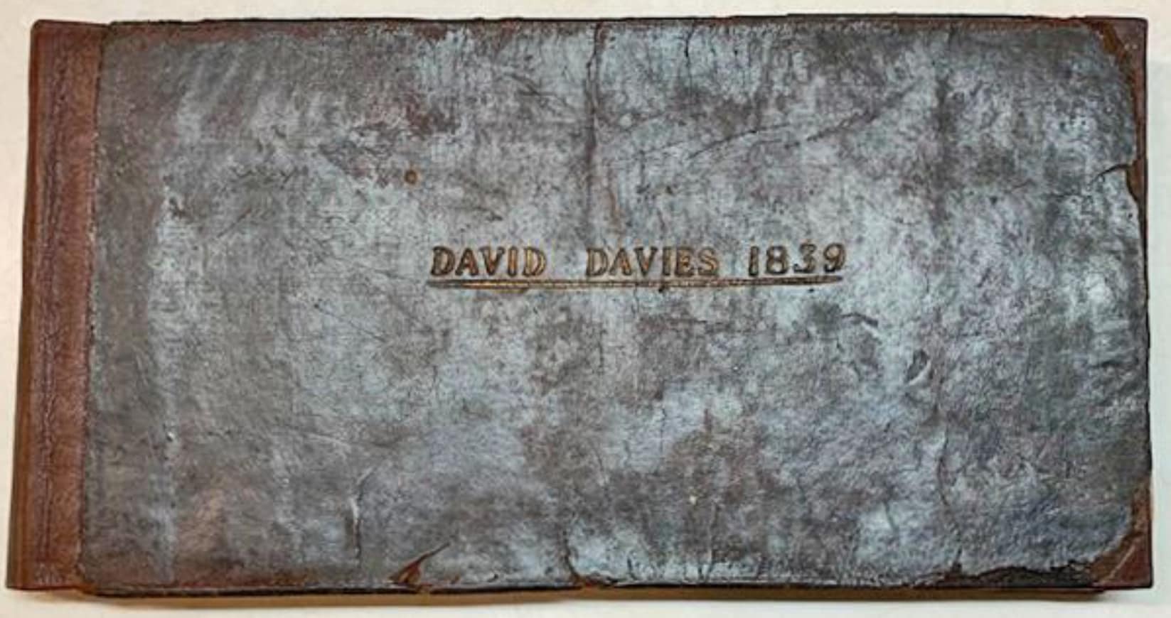 Choir book, David Davies 1839, cover