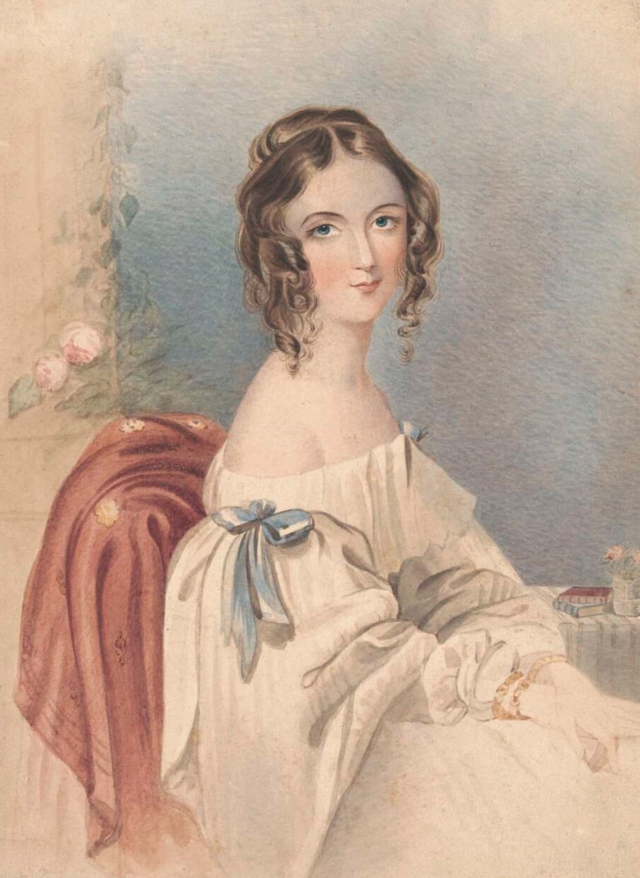 Susan Fereday, self-portrait, c. 1850; National Library of Australia