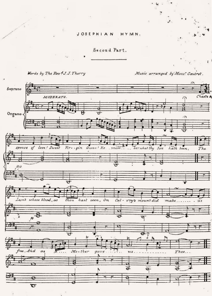 Josephian hymn, Gautrot (Hobart: Bluett, 1844), 3