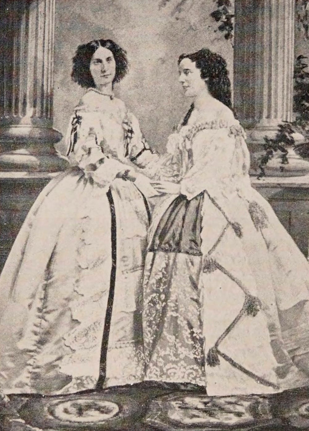 The Gougenheim sisters, c. 1860