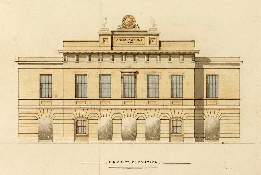 Customs House, Hobart; design by John Lee Archer, 1830