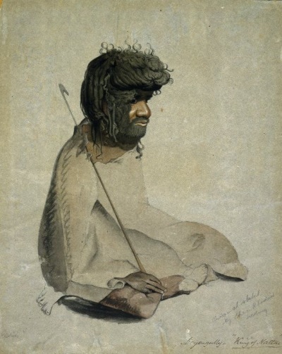 Moyengully (Rodius, after Mitchell's 1828 sketch)