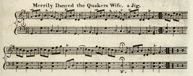 Merrily danced the quaker's wife, Gow's complete repository, part 2, page 17