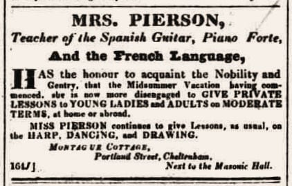 [Advertisement], Cheltenham Journal [England] (22 June 1829), 2