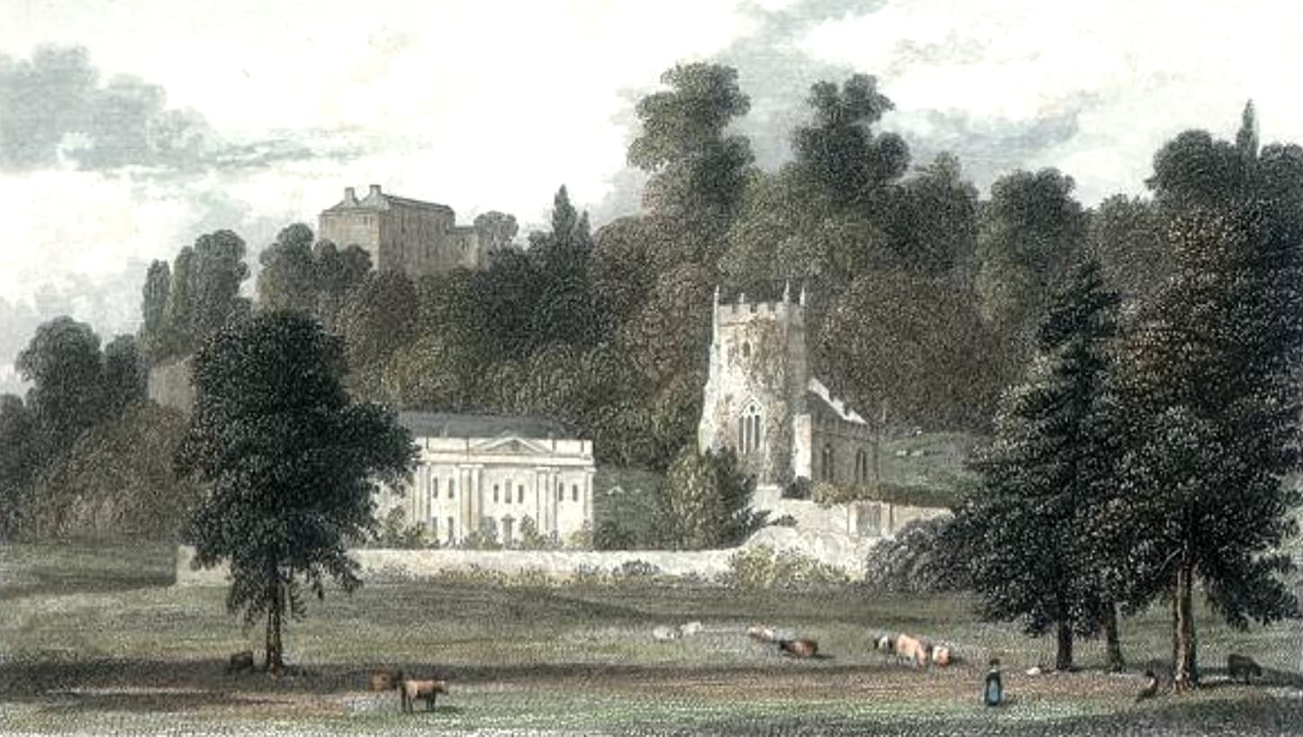 WIDCOMBE CHURCH, NEAR BATH, Great Britain illustrated (1830)