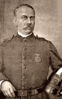Dr. Aquinas Ried [Reid], c.1850s, in uniform of the Valparaiso German Firebrigade