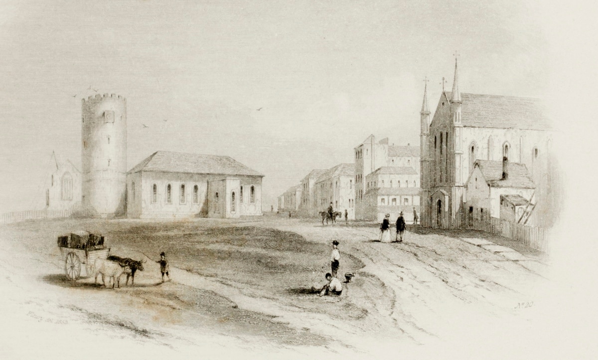 Church Hill, Sydney, c. 1853; F. C. Terry; State Library of New South Wales