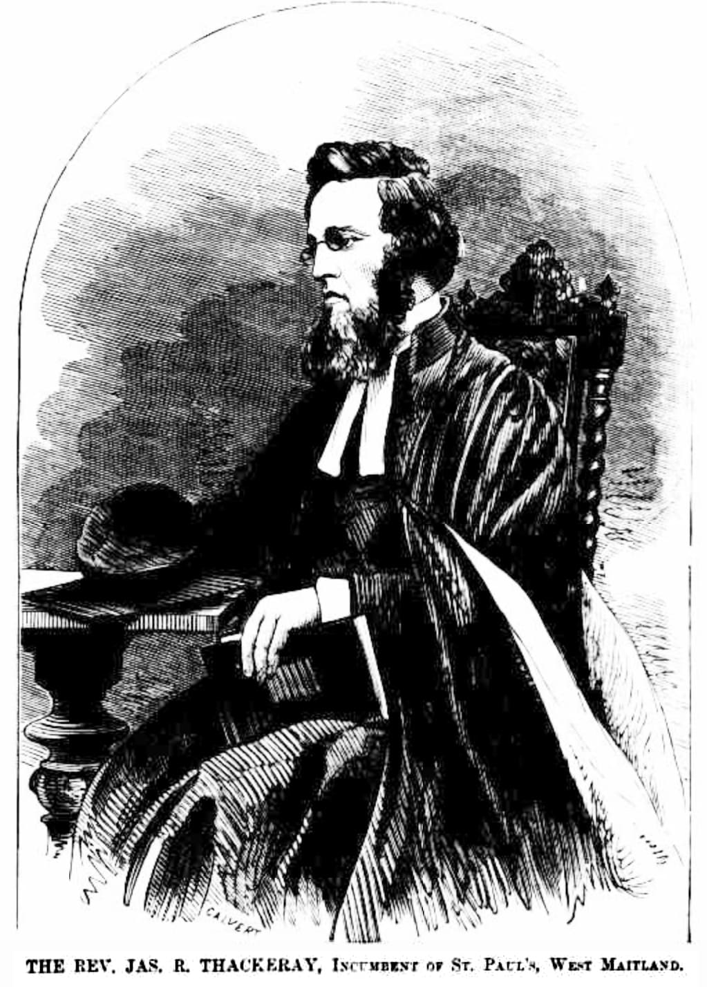 James Robert Thackeray (Samuel Calvert, 1865)